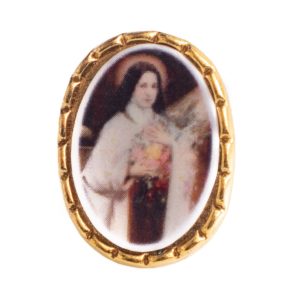St. Therese Label Pin