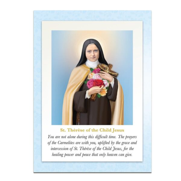 St. Therese Healing Mass Card page four