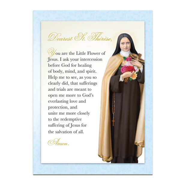 St. Therese Healing Mass Card page seven