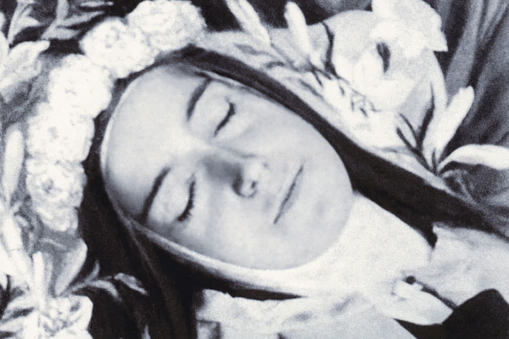 Detail of St. Therese at her funeral