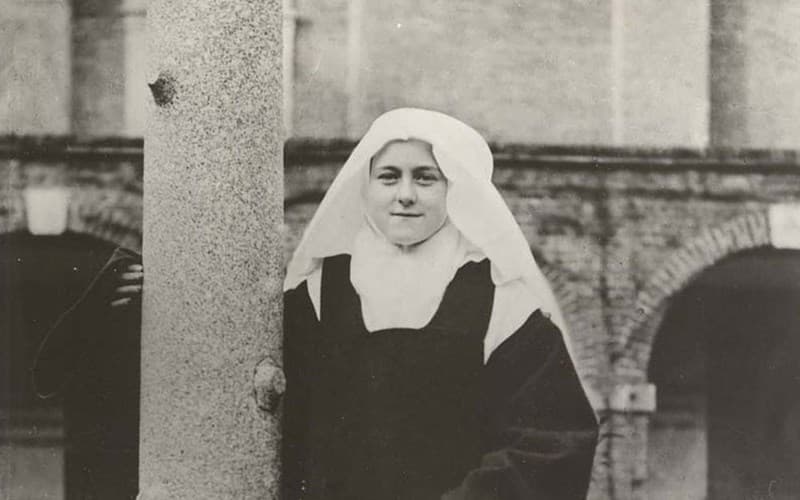 St. Therese as a novice
