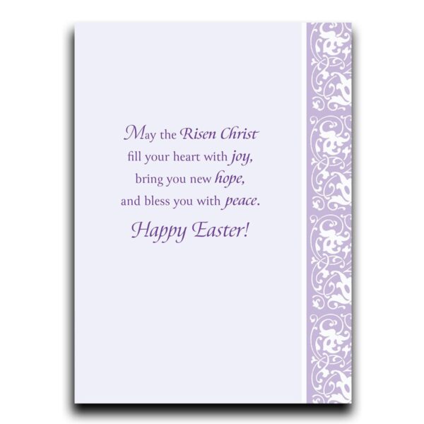 Easter card with message