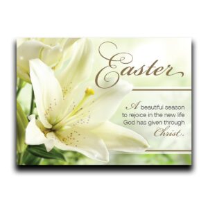 Easter lily flower Easter card