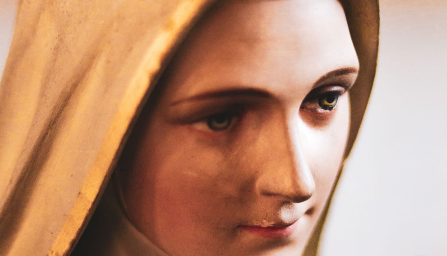 Detail of St. Therese Statue