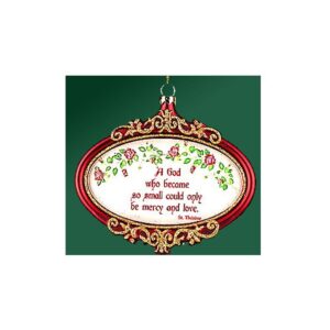 St. Therese Glitter Ornament #174