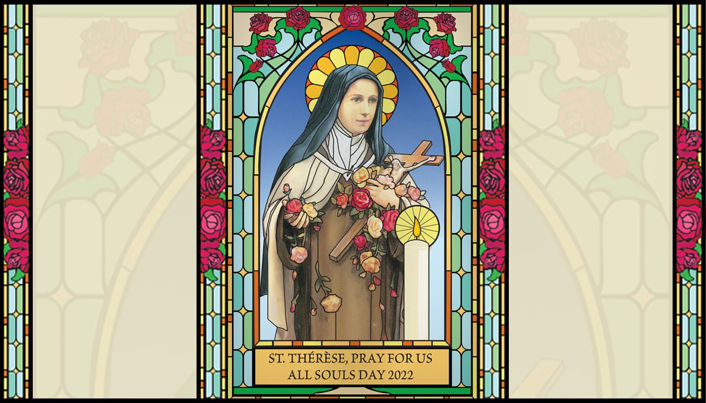 St. THerese Stained Glass Window