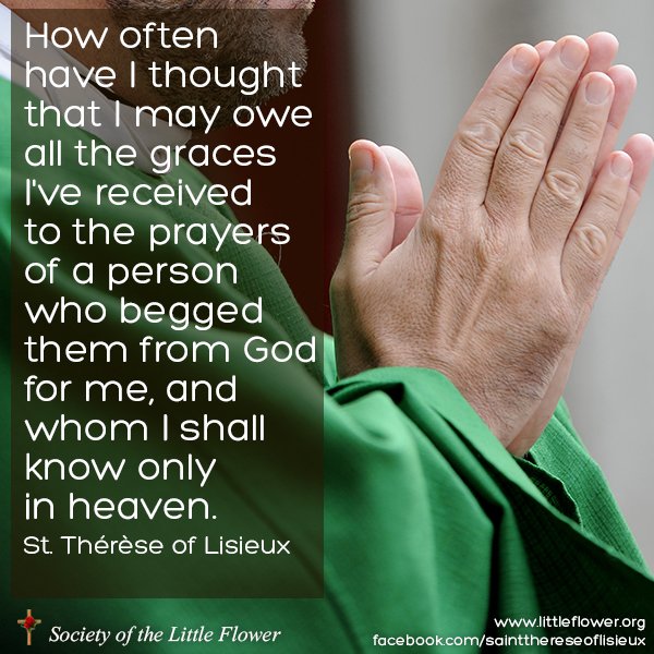 Hands folded in prayer.