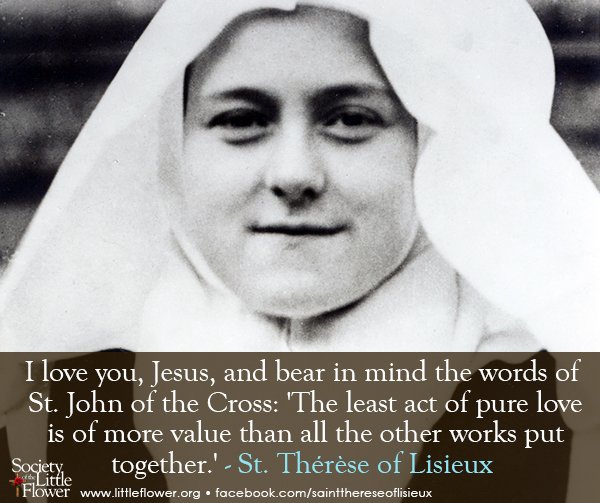Photo detail of St. Therese of Lisieux as a novice.