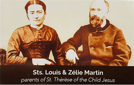 We offer an exclusive Louis and Zelie Relic Prayer Card. To celebrate this special anniversary, request yours on our website.