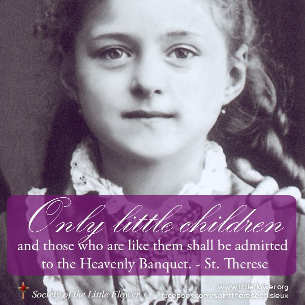 St. Therese at age 8.