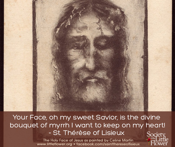 St. Therese's drawing of the Holy Face