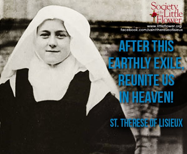 Photo of St. Therese of Lisieux as a novice, in the courtyard at Le Carmel monastery.
