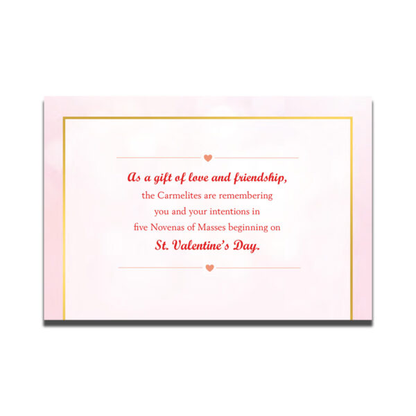 St. Valentine's Day Novena Card 241 - Image 2