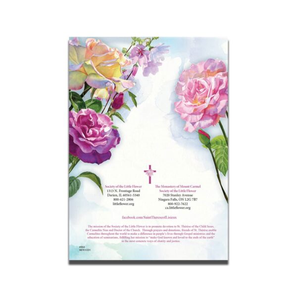 #353 Beautiful Birthday back of card
