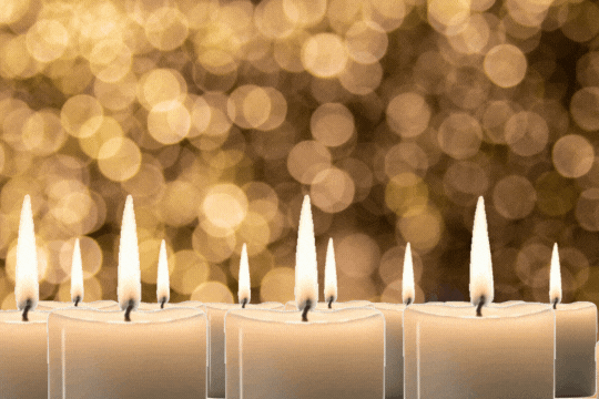Vigil Candles Shining